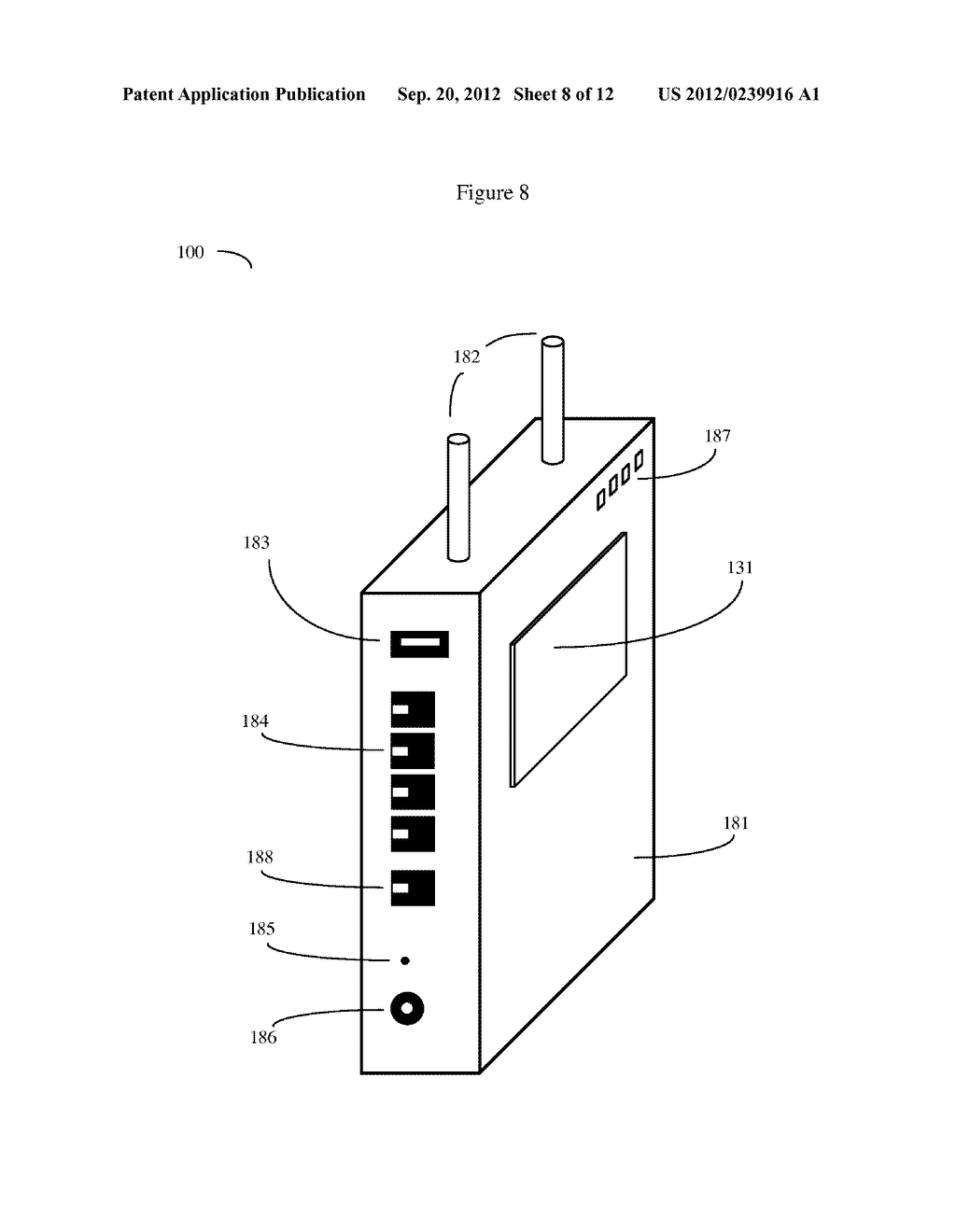 WI-FI ROUTER WITH INTEGRATED TOUCH-SCREEN AND ENHANCED SECURITY FEATURES - diagram, schematic, and image 09