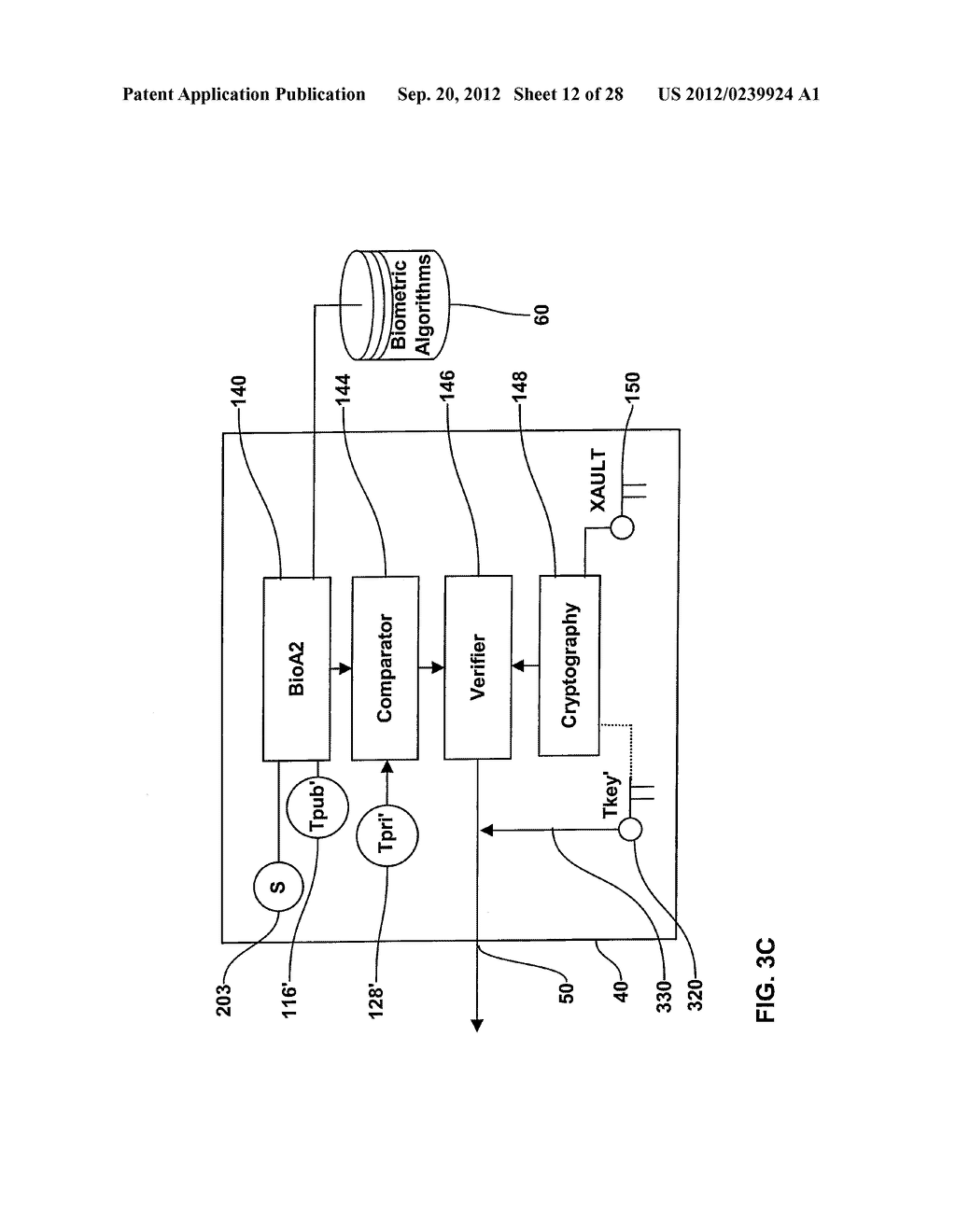 SYSTEM AND METHOD FOR SEQUENTIALLY PROCESSING A BIOMETRIC SAMPLE - diagram, schematic, and image 13