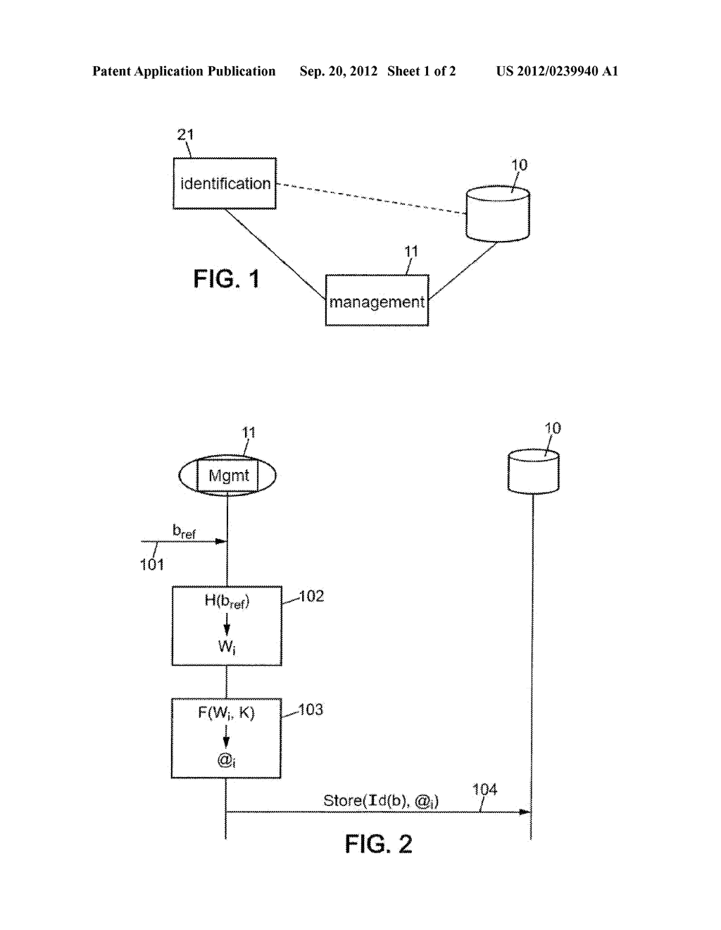 IDENTIFICATION BY MEANS OF CHECKING A USER'S BIOMETRIC DATA - diagram, schematic, and image 02