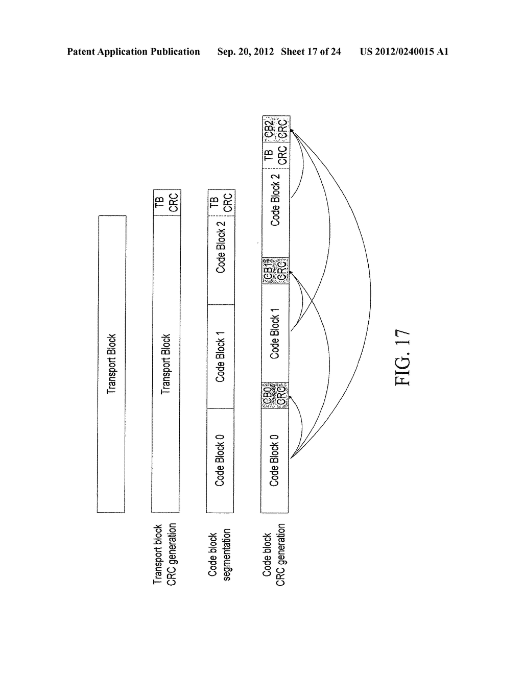 METHODS AND APPARATUS TO COMPUTE CRC FOR MULTIPLE CODE BLOCKS - diagram, schematic, and image 18