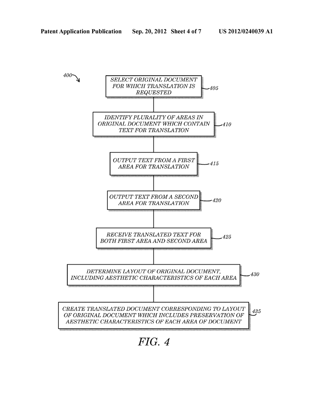 SYSTEMS AND METHODS FOR FACILITATING TRANSLATION OF DOCUMENTS - diagram, schematic, and image 05