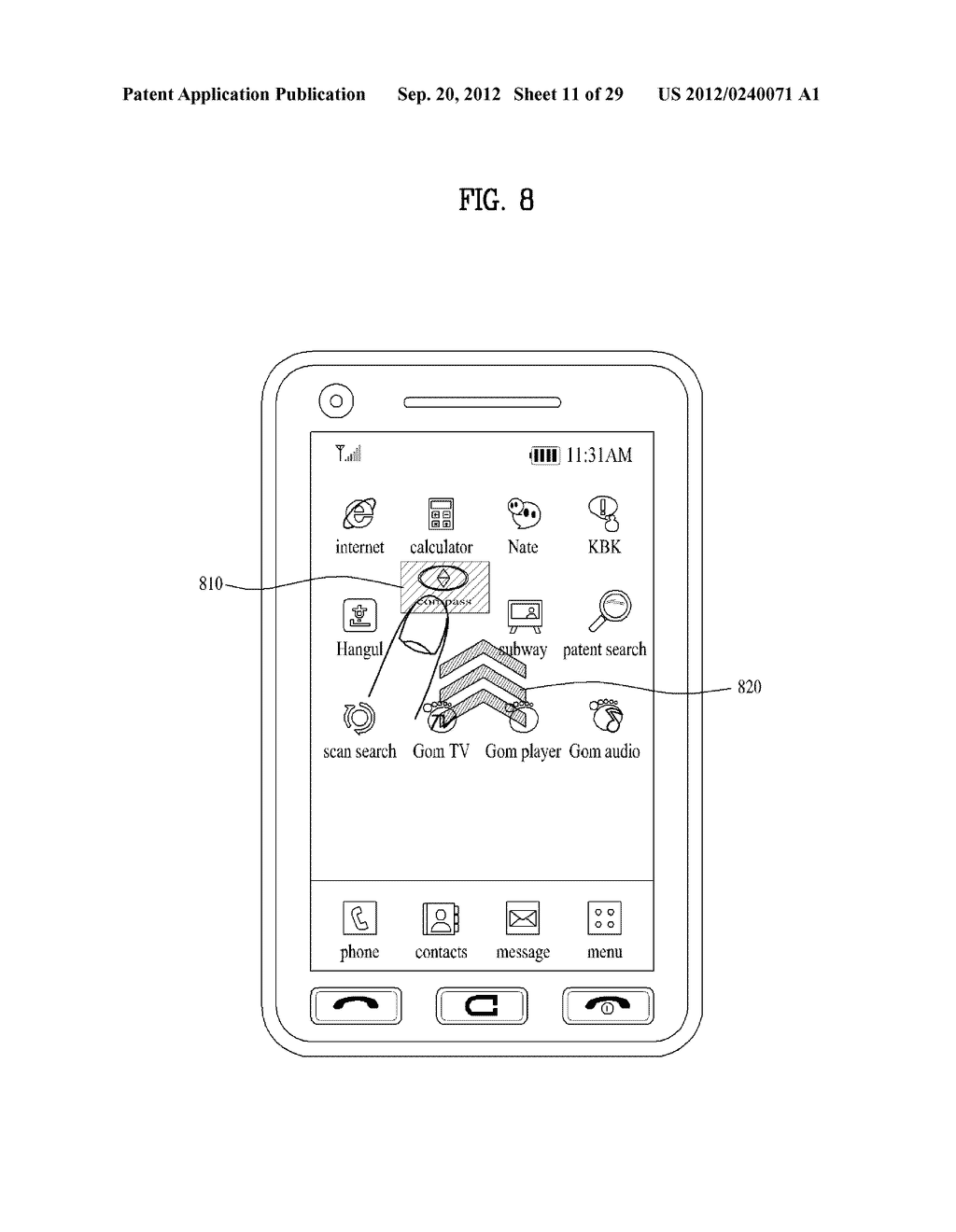 MOBILE TERMINAL AND CONTROLLING METHOD THEREOF - diagram, schematic, and image 12