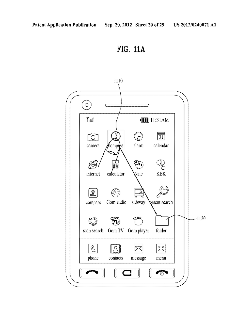 MOBILE TERMINAL AND CONTROLLING METHOD THEREOF - diagram, schematic, and image 21