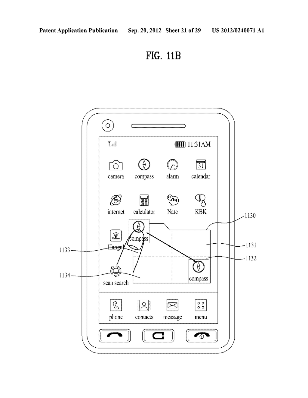 MOBILE TERMINAL AND CONTROLLING METHOD THEREOF - diagram, schematic, and image 22