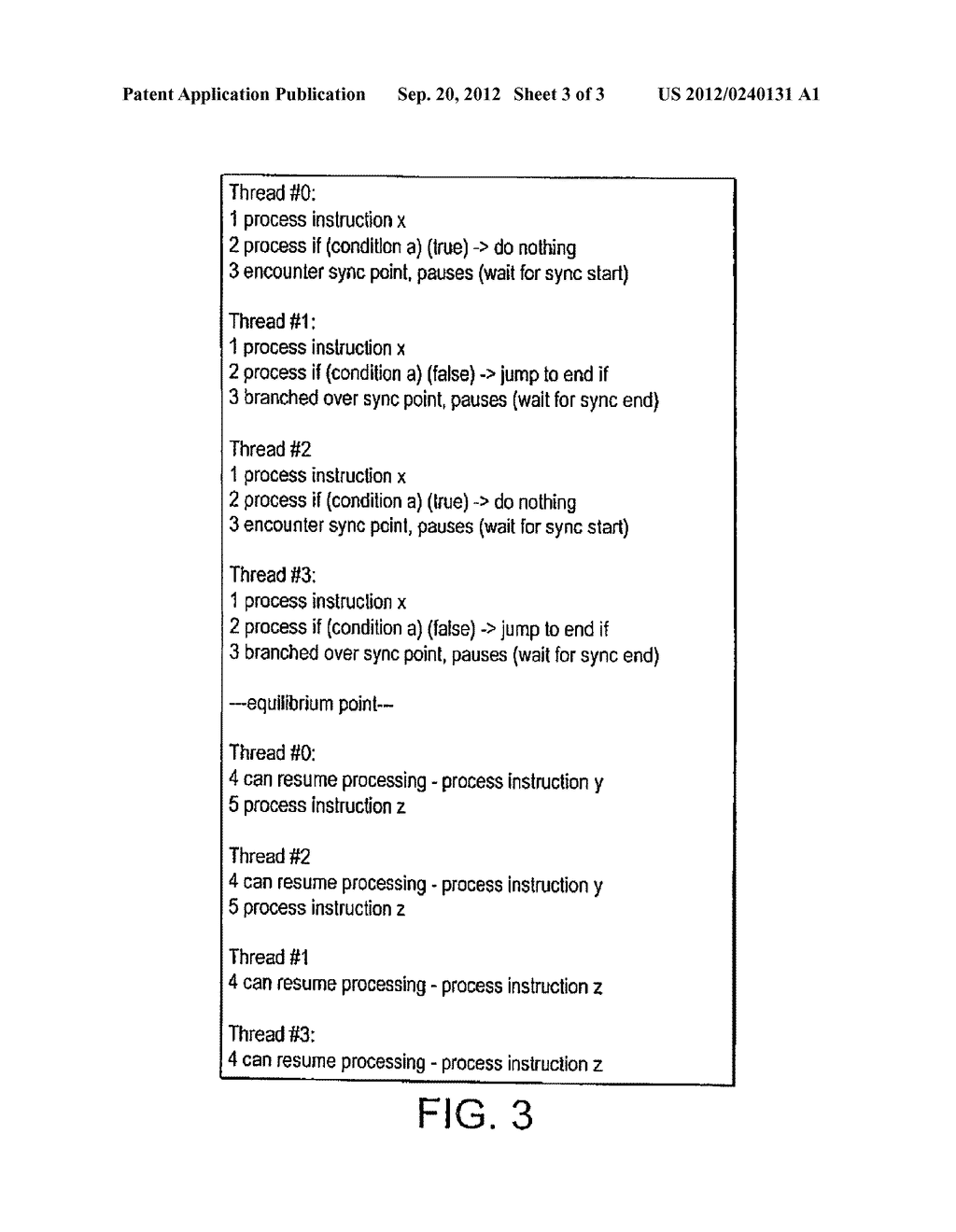 SYNCHRONISATION OF EXECUTION THREADS ON A MULTI-THREADED PROCESSOR - diagram, schematic, and image 04