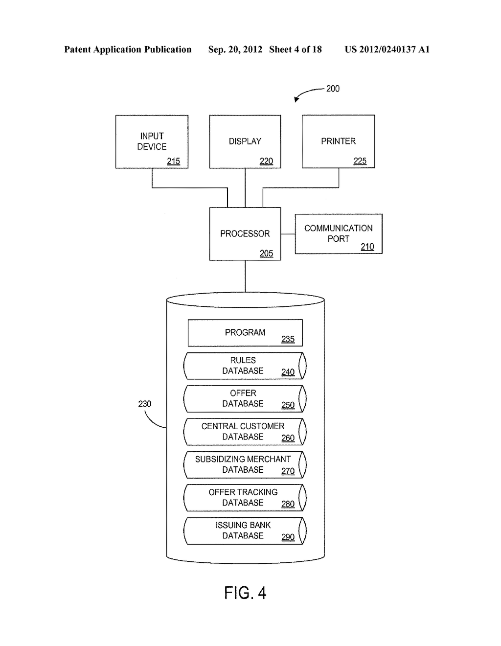 SYSTEM FOR PROVIDING OFFERS USING A BILLING STATEMENT - diagram, schematic, and image 05