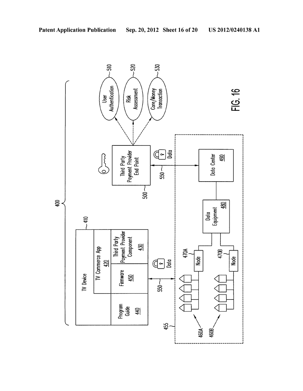 Secure Transaction Through a Television - diagram, schematic, and image 17