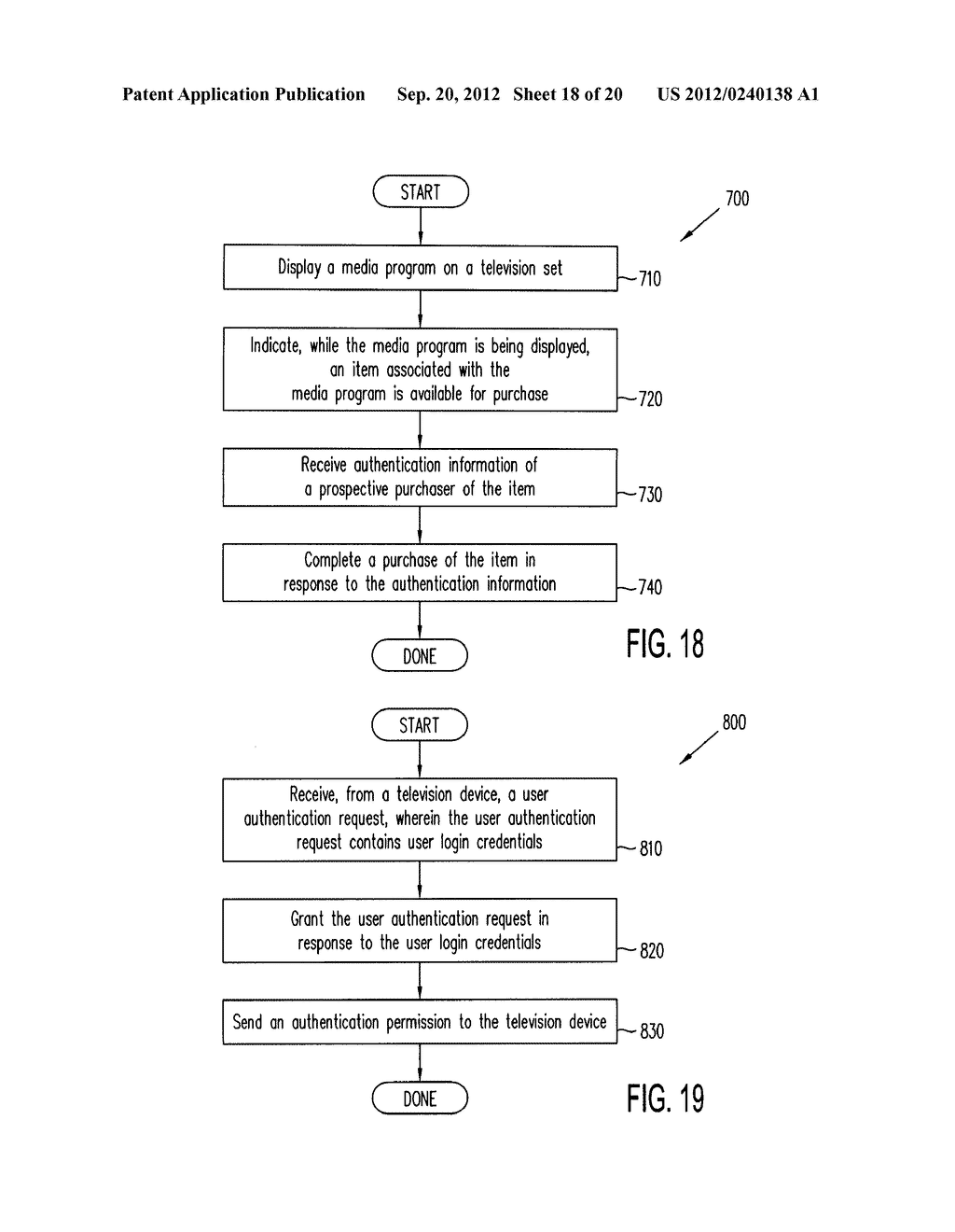 Secure Transaction Through a Television - diagram, schematic, and image 19