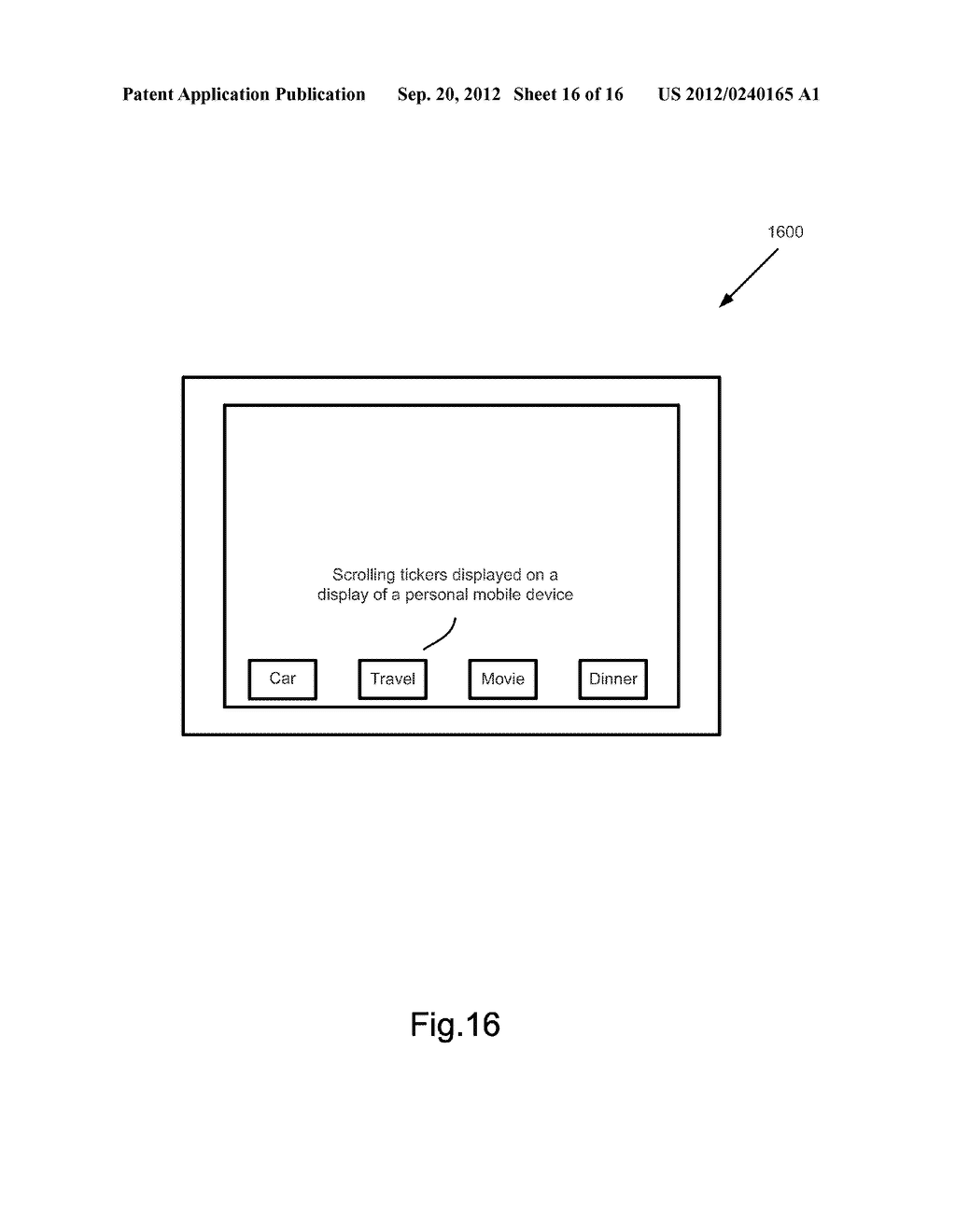 Delivering Personalized Media Items to a User of Interactive Television by     Using Scrolling Tickers in a Hierarchical Manner - diagram, schematic, and image 17