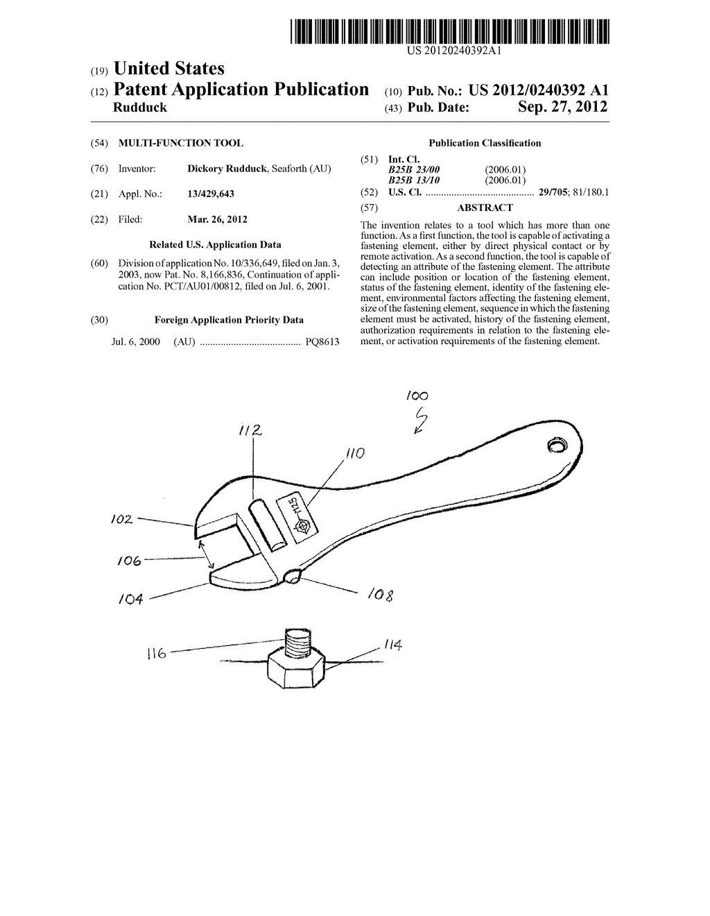 Multi-Function Tool - diagram, schematic, and image 01