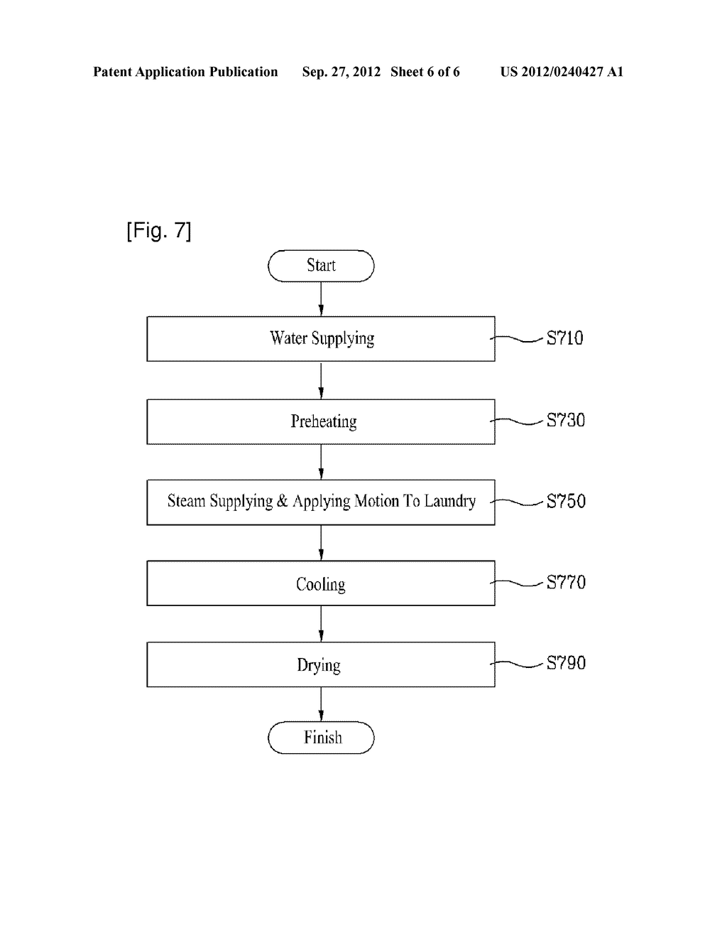 CONTROL METHOD OF LAUNDRY TREATMENT APPARATUS - diagram, schematic, and image 07