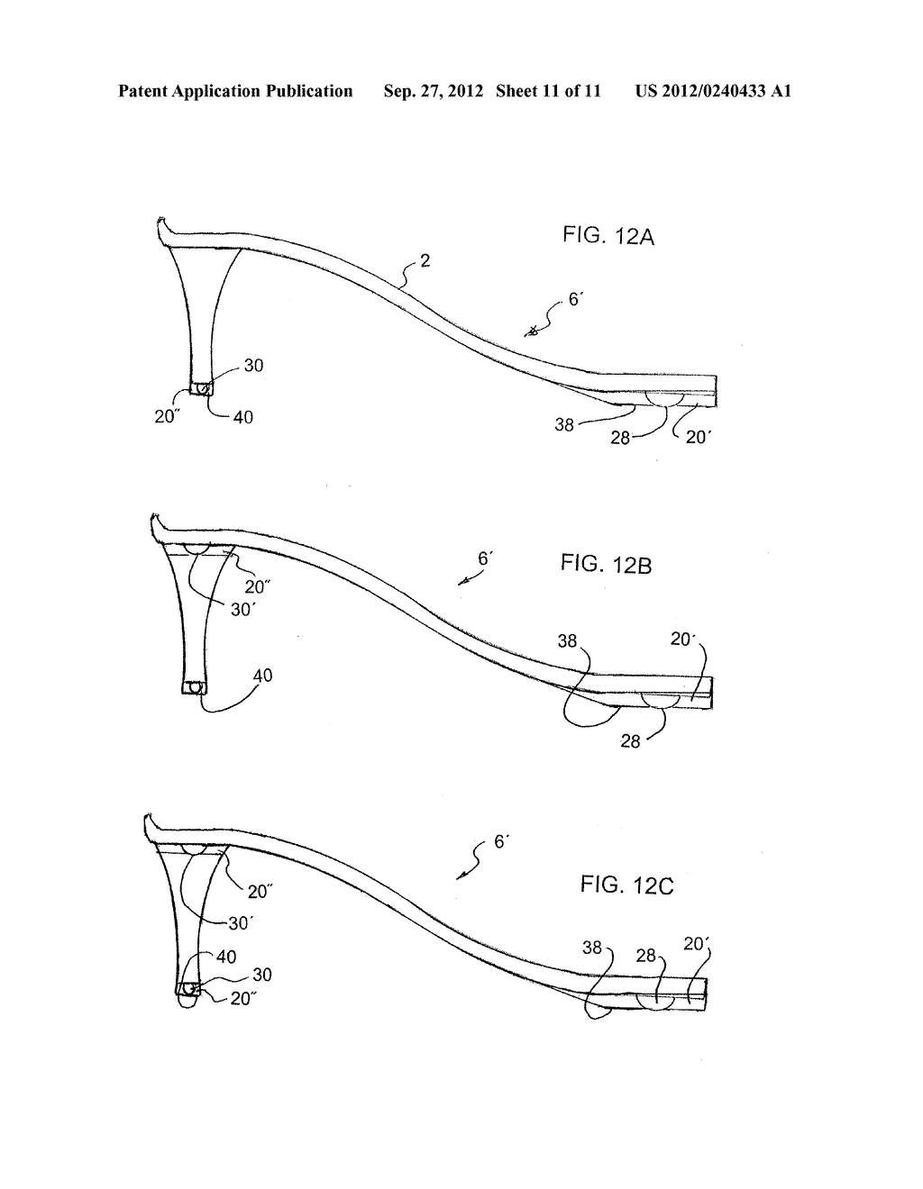 SHOE SOLE WITH PIVOTAL GROUND ENGAGING PLATE - diagram, schematic, and image 12