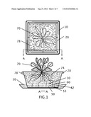 SELF-WATERING PLANT CONTAINER WITH ROOT PRUNING AERATIONS APERTURES AND     EXTERIOR WATER LEVEL INDICATOR diagram and image