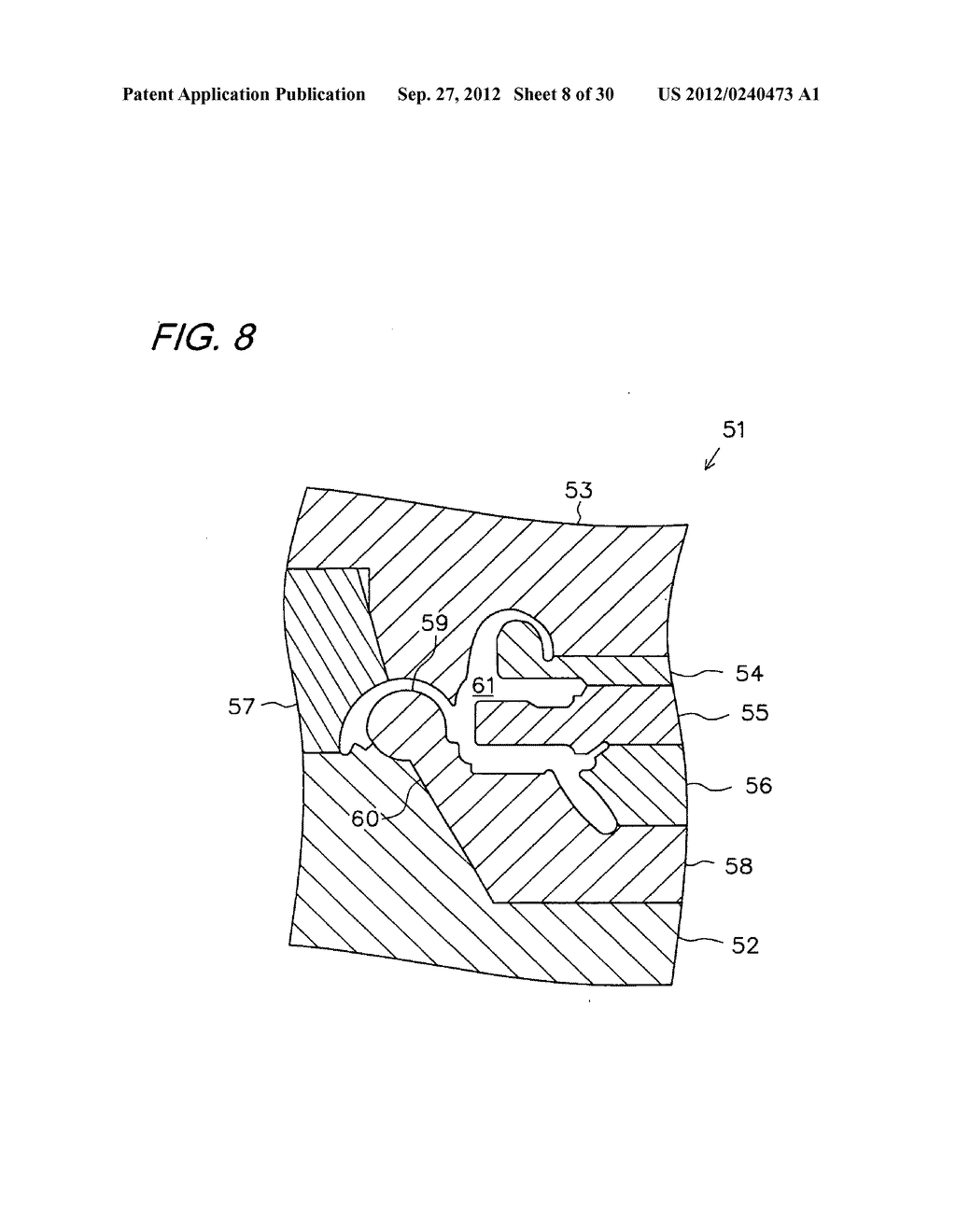 Weather strip and production method thereof - diagram, schematic, and image 09