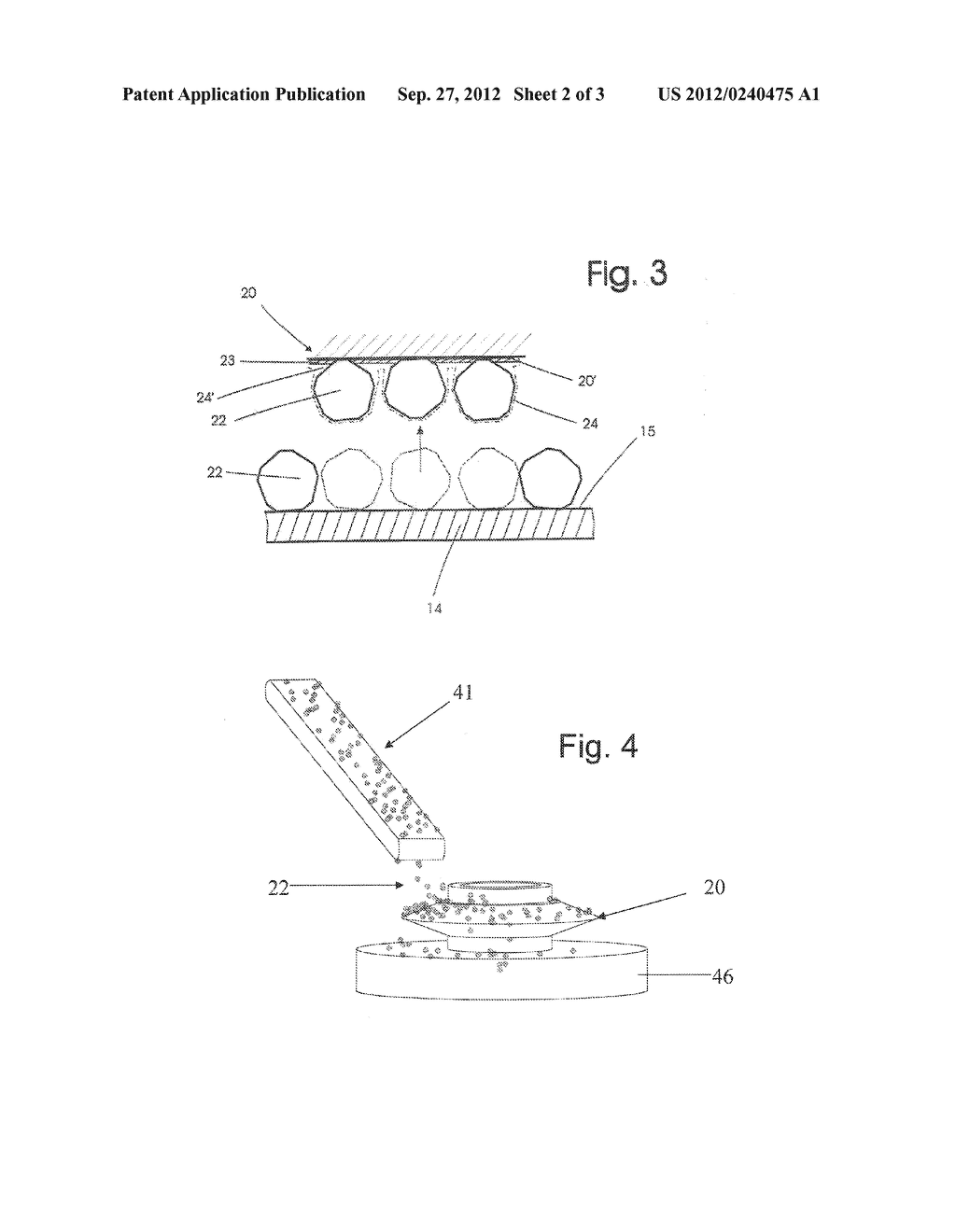 METHOD AND DEVICE FOR PRODUCING A BASE BODY WITH HARD MATERIAL PARTICLES - diagram, schematic, and image 03