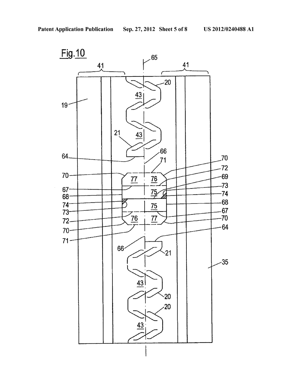 PROFILED ELEMENT AND METHOD FOR PRODUCING A PROFILED ELEMENT - diagram, schematic, and image 06