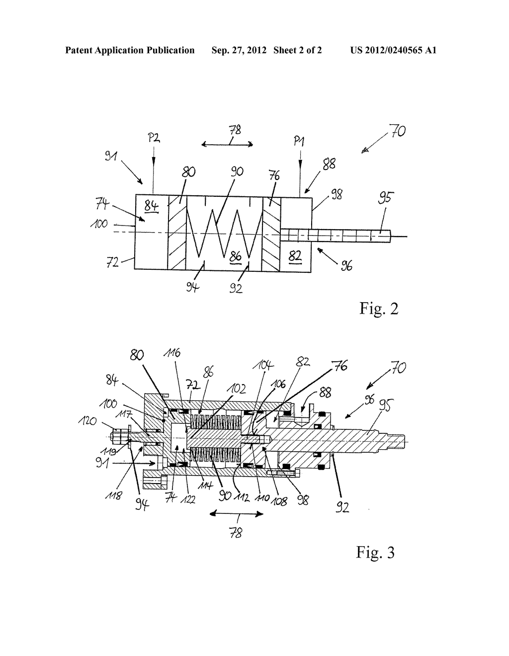 SHIFT CYLINDER, DRIVE DEVICE, WORK MACHINE AS WELL AS METHOD FOR OPERATING     A WORK MACHINE - diagram, schematic, and image 03