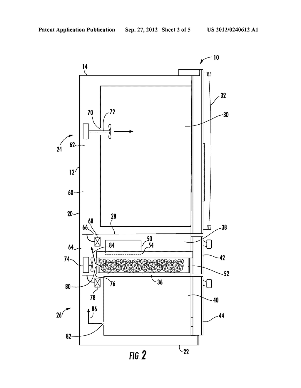 Refrigerator Having Improved Ice Access Feature - diagram, schematic, and image 03