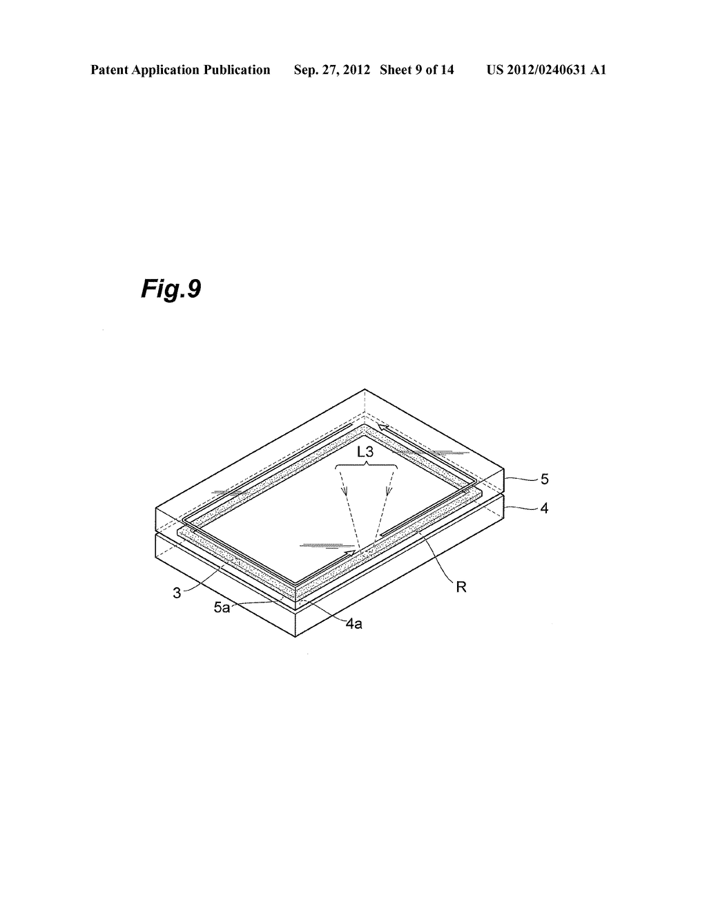 GLASS WELDING METHOD AND GLASS LAYER FIXING METHOD - diagram, schematic, and image 10