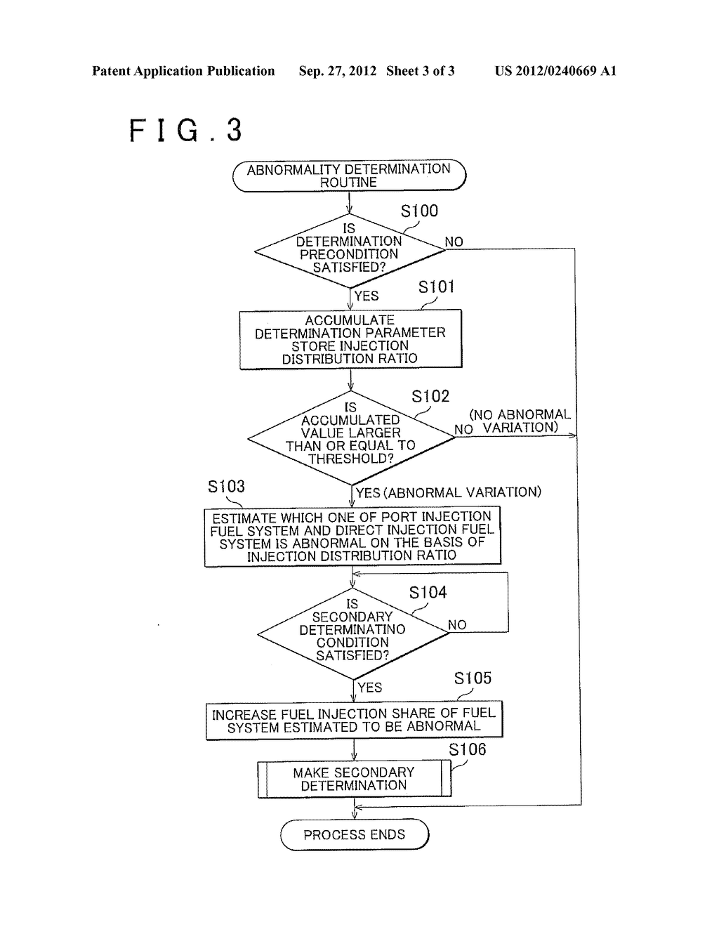 ABNORMALITY DETERMINATION APPARATUS AND ABNORMALITY DETERMINATION METHOD     FOR MULTI-CYLINDER INTERNAL COMBUSTION ENGINE - diagram, schematic, and image 04