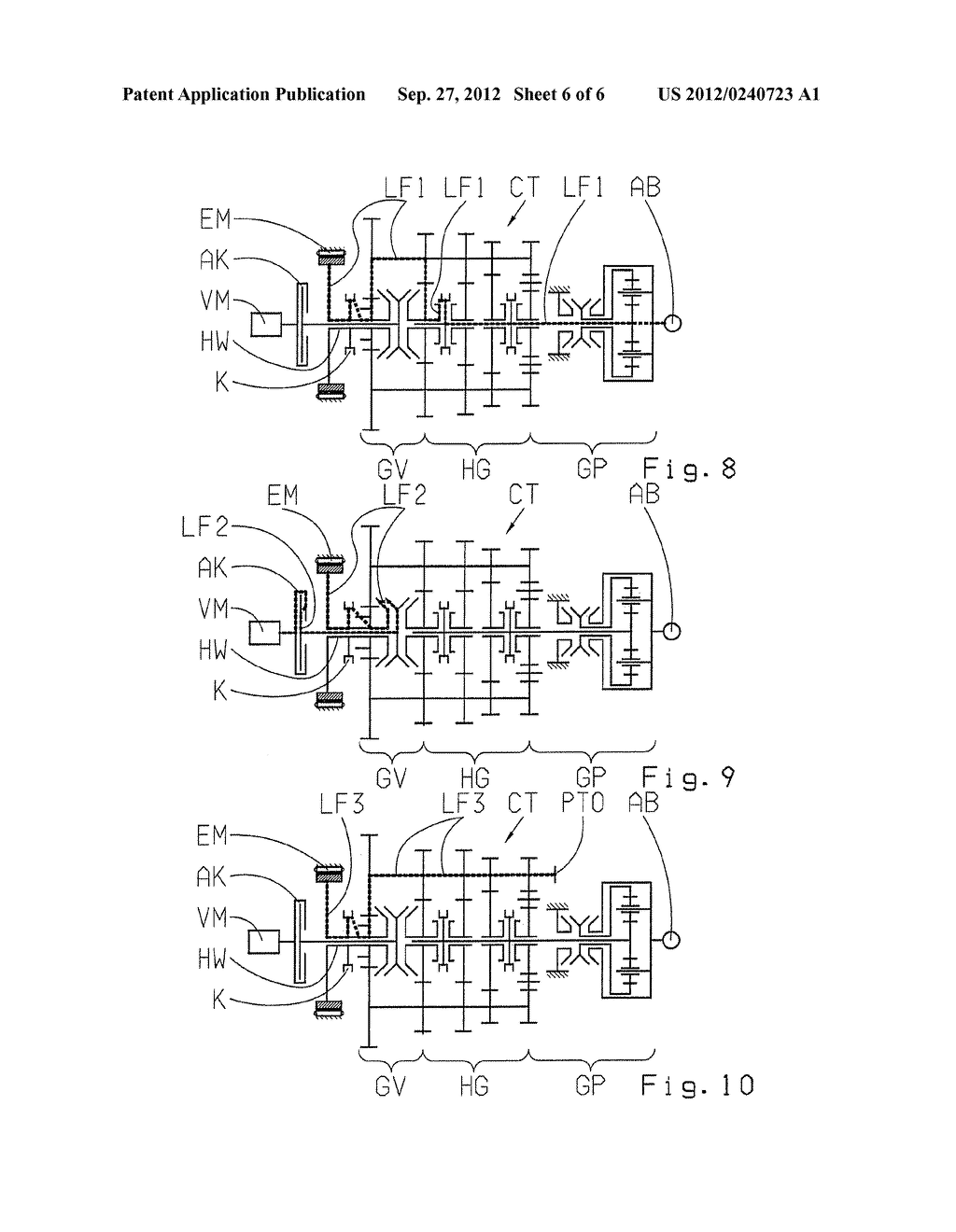 DRIVE TRAIN HAVING AN AUTOMATED AUXILIARY TRANSMISSION - diagram, schematic, and image 07