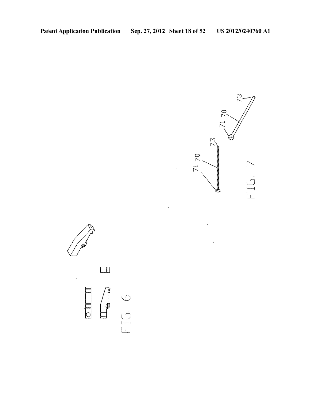 Firearm having an articulated bolt train with transversally displacing     firing mechanism, delay blowback breech opening, and recoil damper - diagram, schematic, and image 19