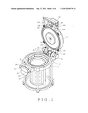 LOCKING STRUCTURE OF INFUSION BARREL FOR BEVERAGE MAKING DEVICE diagram and image