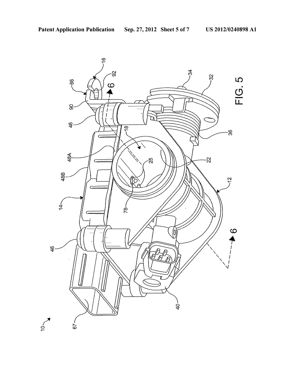 INTEGRATED PLASTIC THROTTLE BODY, ELECTRONIC CONTROL UNIT, AND SENSORS FOR     SMALL ENGINE - diagram, schematic, and image 06