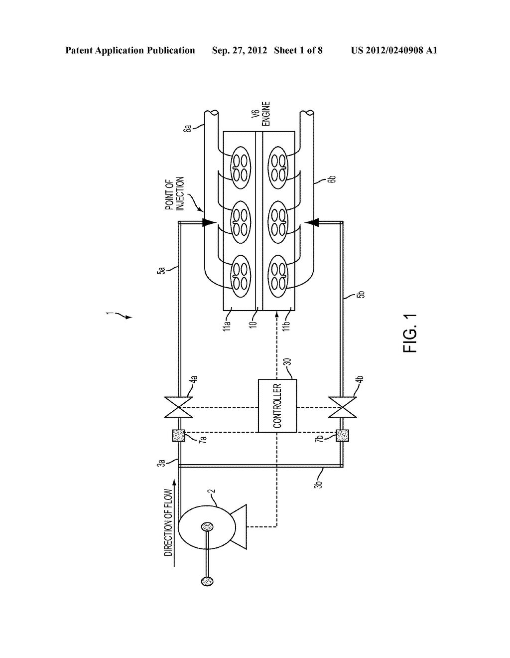 SECONDARY AIR SYSTEM WITH VARIABLE SPEED AIR PUMP AND MULTI-POSITION GATED     CHECK VALVE - diagram, schematic, and image 02