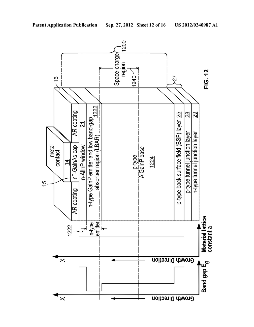 METAMORPHIC SOLAR CELL HAVING IMPROVED CURRENT GENERATION - diagram, schematic, and image 13