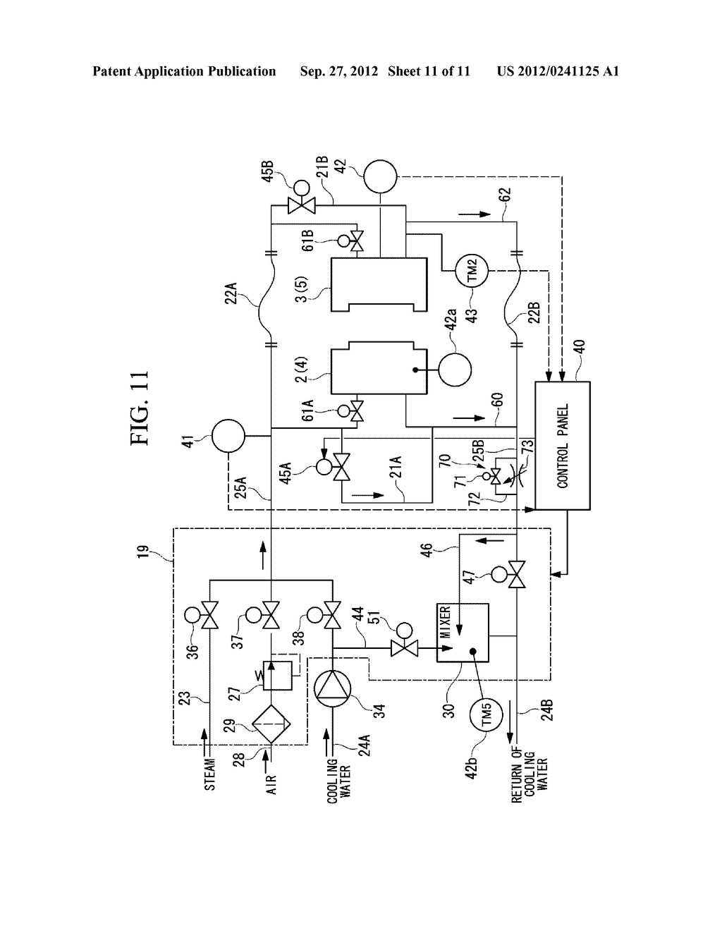 INJECTION MOLDING DEVICE AND METHOD FOR DISCHARGING HEAT MEDIUM FOR     INJECTION MOLDING DEVICE - diagram, schematic, and image 12