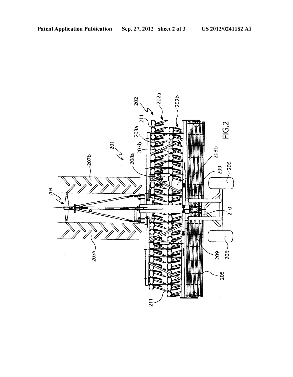 CULTIVATOR WITH TWO ROWS OF DISCS IN DIRECTION OF TRAVEL - diagram, schematic, and image 03