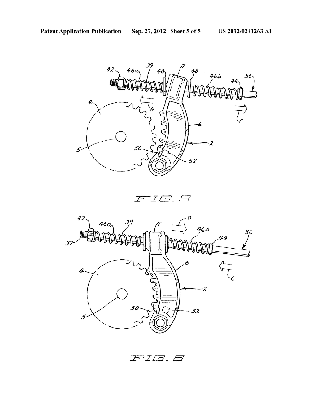 MOTOR DRIVEN PARKING BRAKE ACTUATOR SYSTEM FOR MOWER - diagram, schematic, and image 06