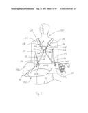 SHOCK-ABSORBING GOLF BAG AND STRAP SYSTEM diagram and image