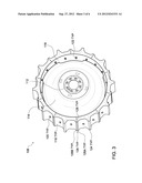 Non-Pneumatic Irrigation System Tower Support Wheel diagram and image