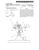 PERCUSSIVE SPRINKLER WITH ADJUSTABLE BALANCING WEIGHTS diagram and image