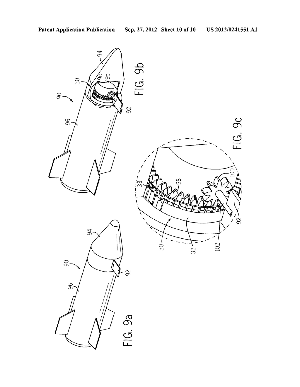 METHOD FOR STEPPING A FIRST MEMBER RELATIVE TO A SECOND MEMBER ASSOCIATED     WITH A PROJECTILE - diagram, schematic, and image 11