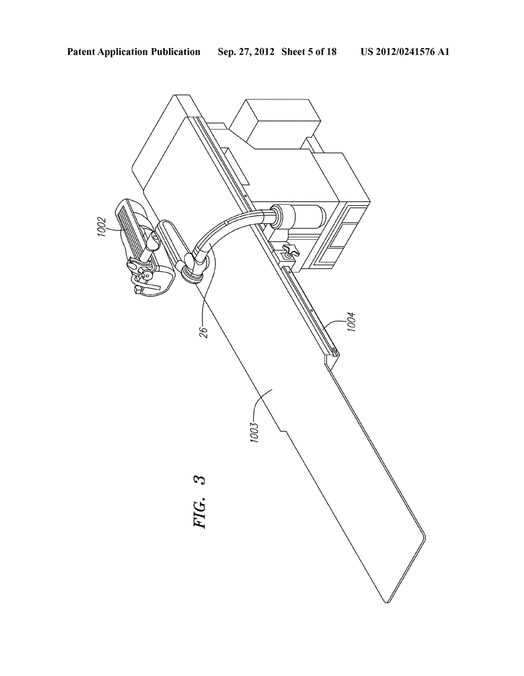 MOUNTING SUPPORT ASSEMBLY FOR SUSPENDING A MEDICAL INSTRUMENT DRIVER ABOVE     AN OPERATING TABLE - diagram, schematic, and image 06