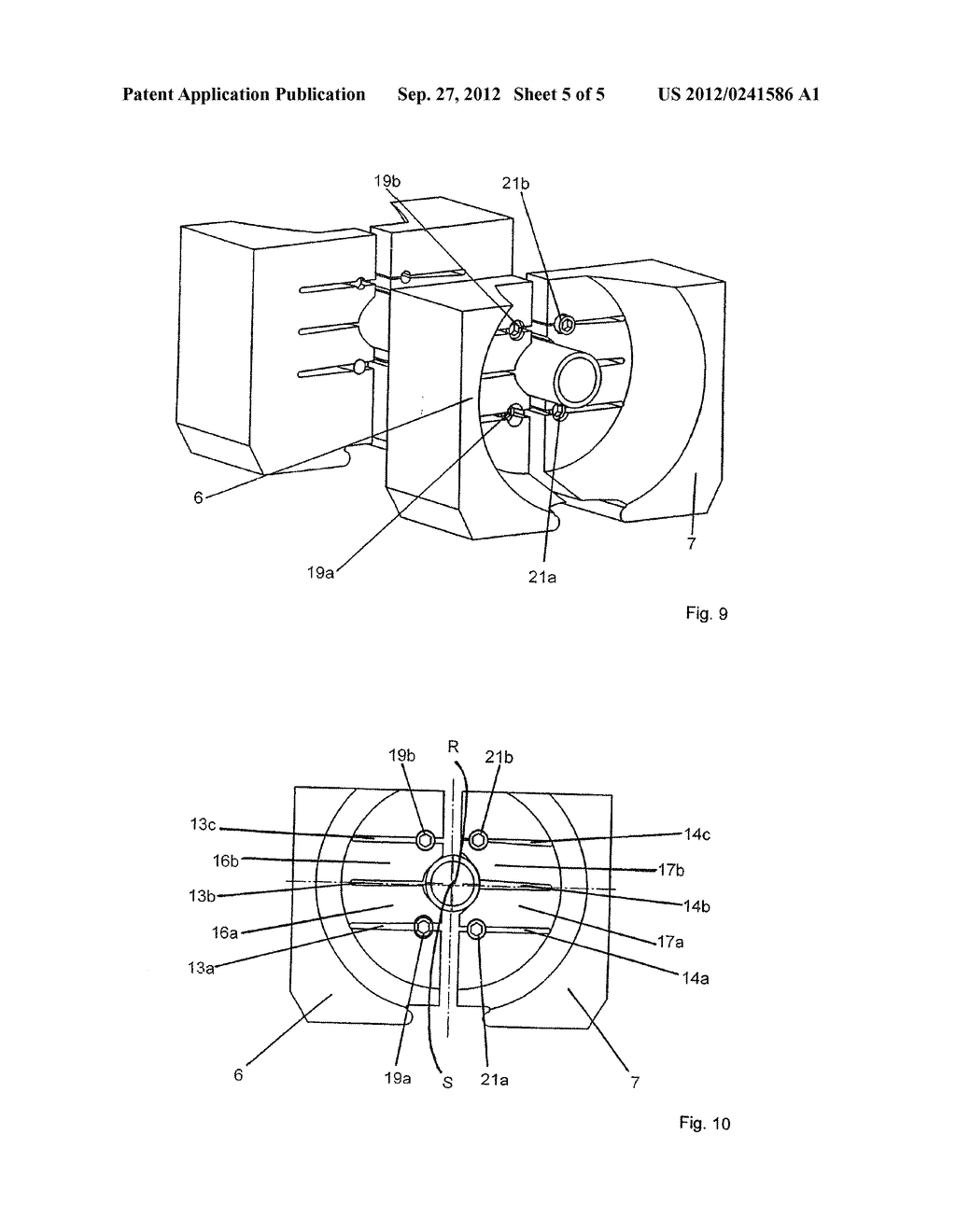 CLAMPING DEVICE FOR ROD-SHAPED PROFILED ELEMENTS - diagram, schematic, and image 06