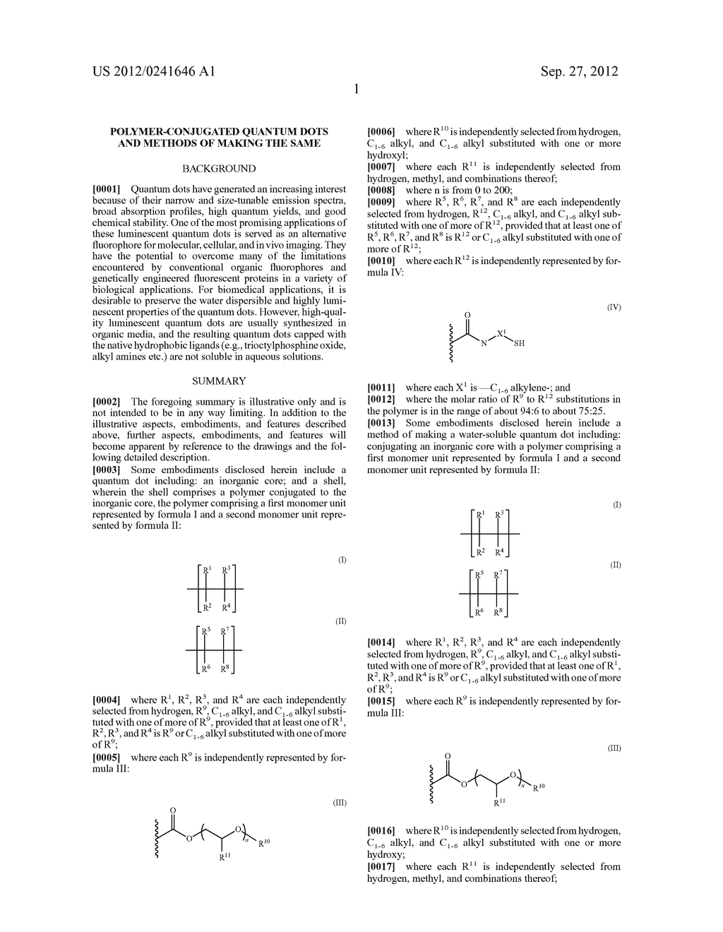 POLYMER-CONJUGATED QUANTUM DOTS AND METHODS OF MAKING THE SAME - diagram, schematic, and image 07