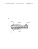 FLEXIBLE CONDUCTIVE MATERIAL AND TRANSDUCER, FLEXIBLE WIRING BOARD, AND     ELECTROMAGNETIC SHIELD USING THE SAME diagram and image