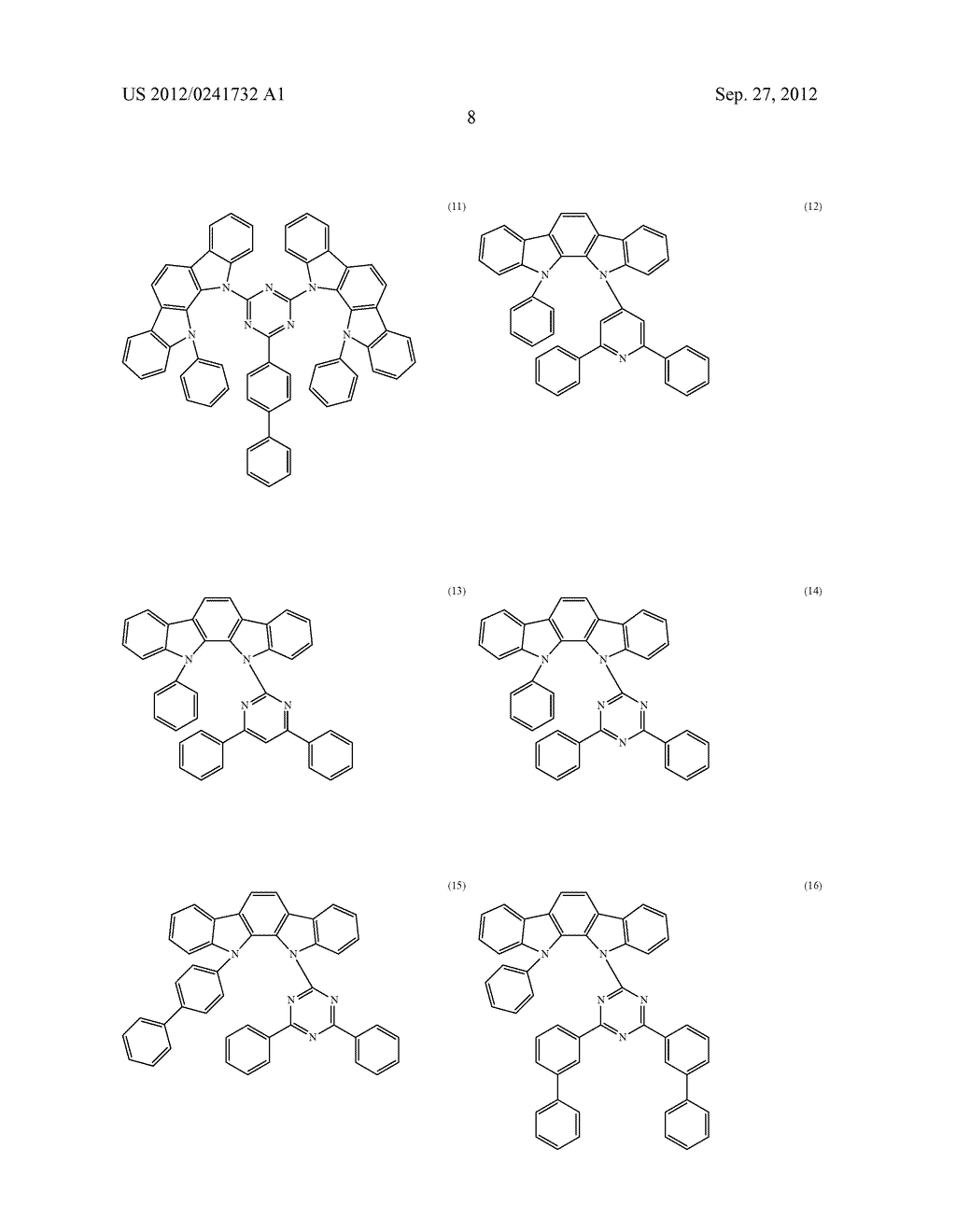 ORGANIC LIGHT-EMITTING MATERIAL AND ORGANIC LIGHT-EMITTING ELEMENT - diagram, schematic, and image 10