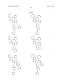 ORGANIC LIGHT-EMITTING MATERIAL AND ORGANIC LIGHT-EMITTING ELEMENT diagram and image