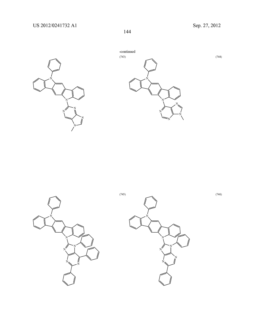 ORGANIC LIGHT-EMITTING MATERIAL AND ORGANIC LIGHT-EMITTING ELEMENT - diagram, schematic, and image 146