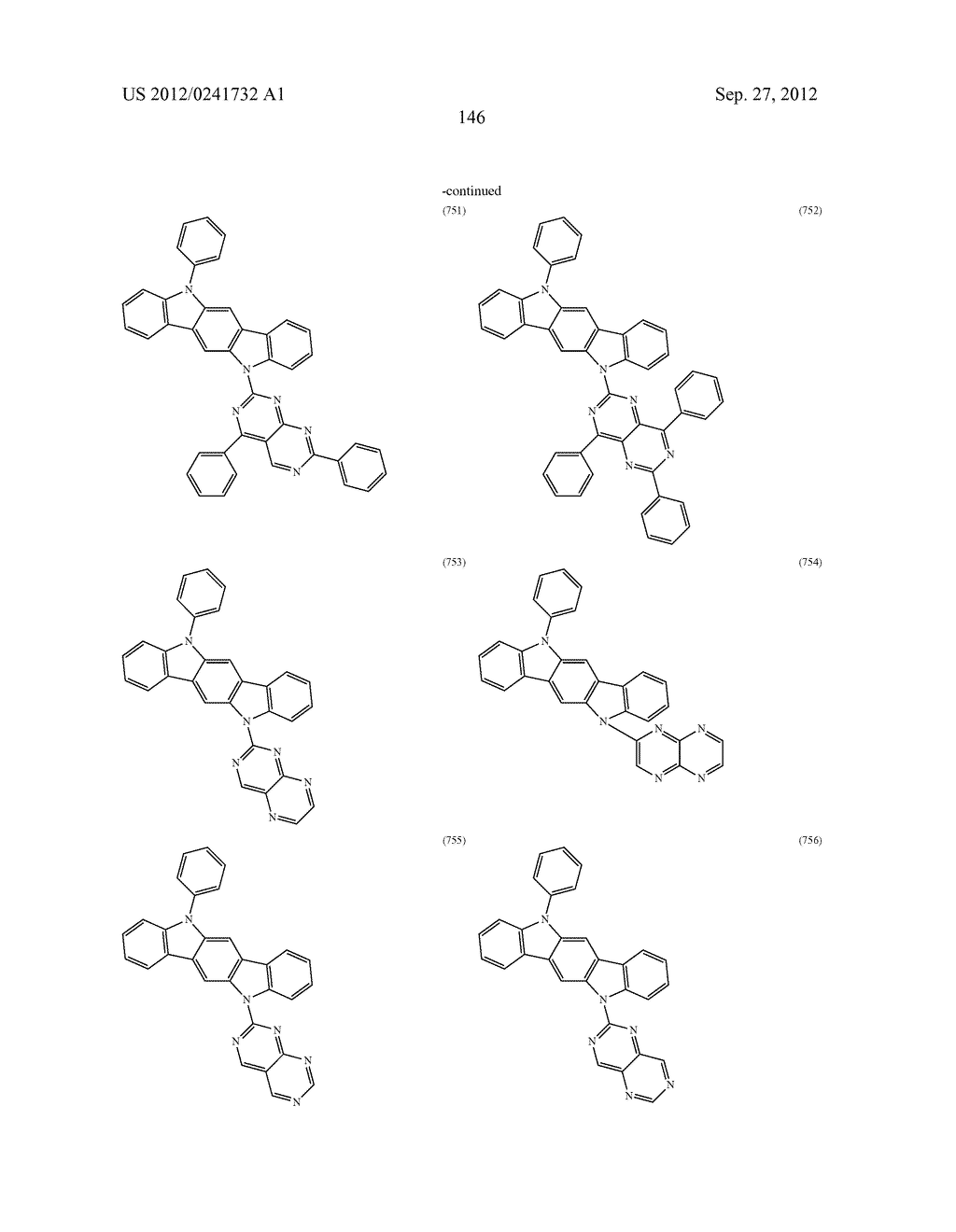 ORGANIC LIGHT-EMITTING MATERIAL AND ORGANIC LIGHT-EMITTING ELEMENT - diagram, schematic, and image 148