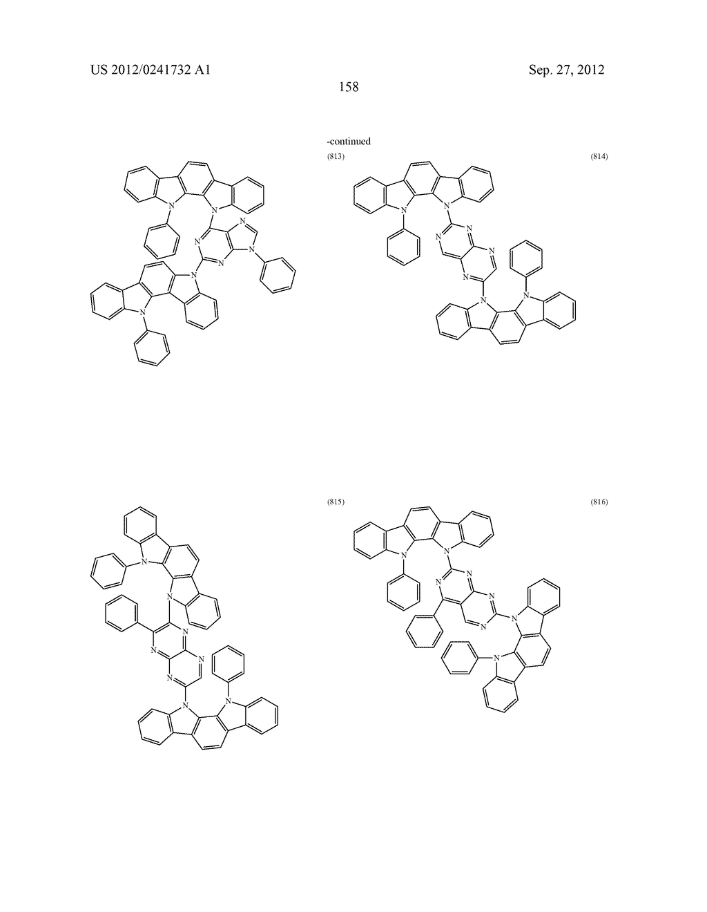 ORGANIC LIGHT-EMITTING MATERIAL AND ORGANIC LIGHT-EMITTING ELEMENT - diagram, schematic, and image 160