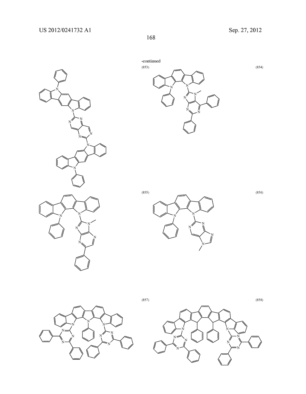 ORGANIC LIGHT-EMITTING MATERIAL AND ORGANIC LIGHT-EMITTING ELEMENT - diagram, schematic, and image 170