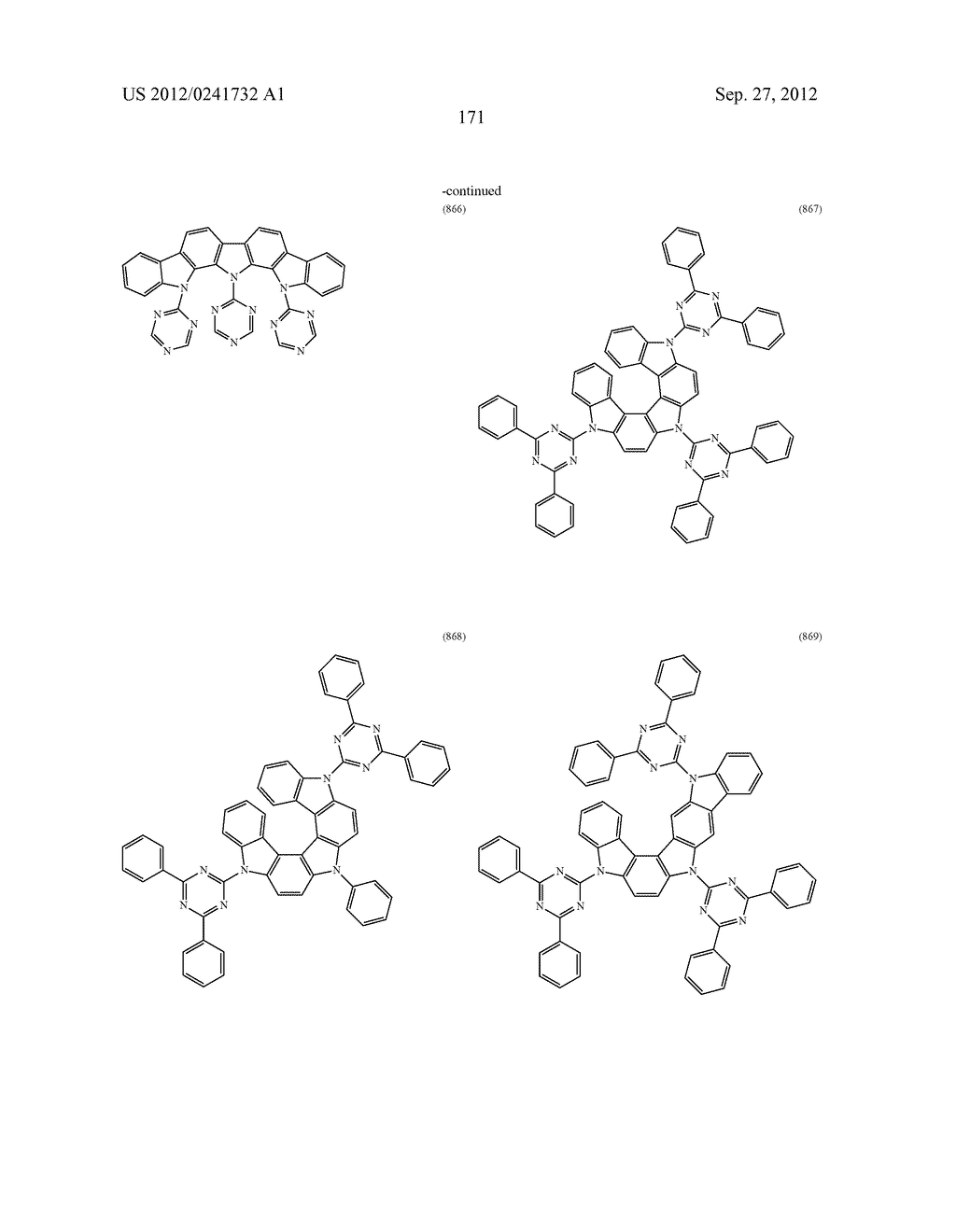 ORGANIC LIGHT-EMITTING MATERIAL AND ORGANIC LIGHT-EMITTING ELEMENT - diagram, schematic, and image 173