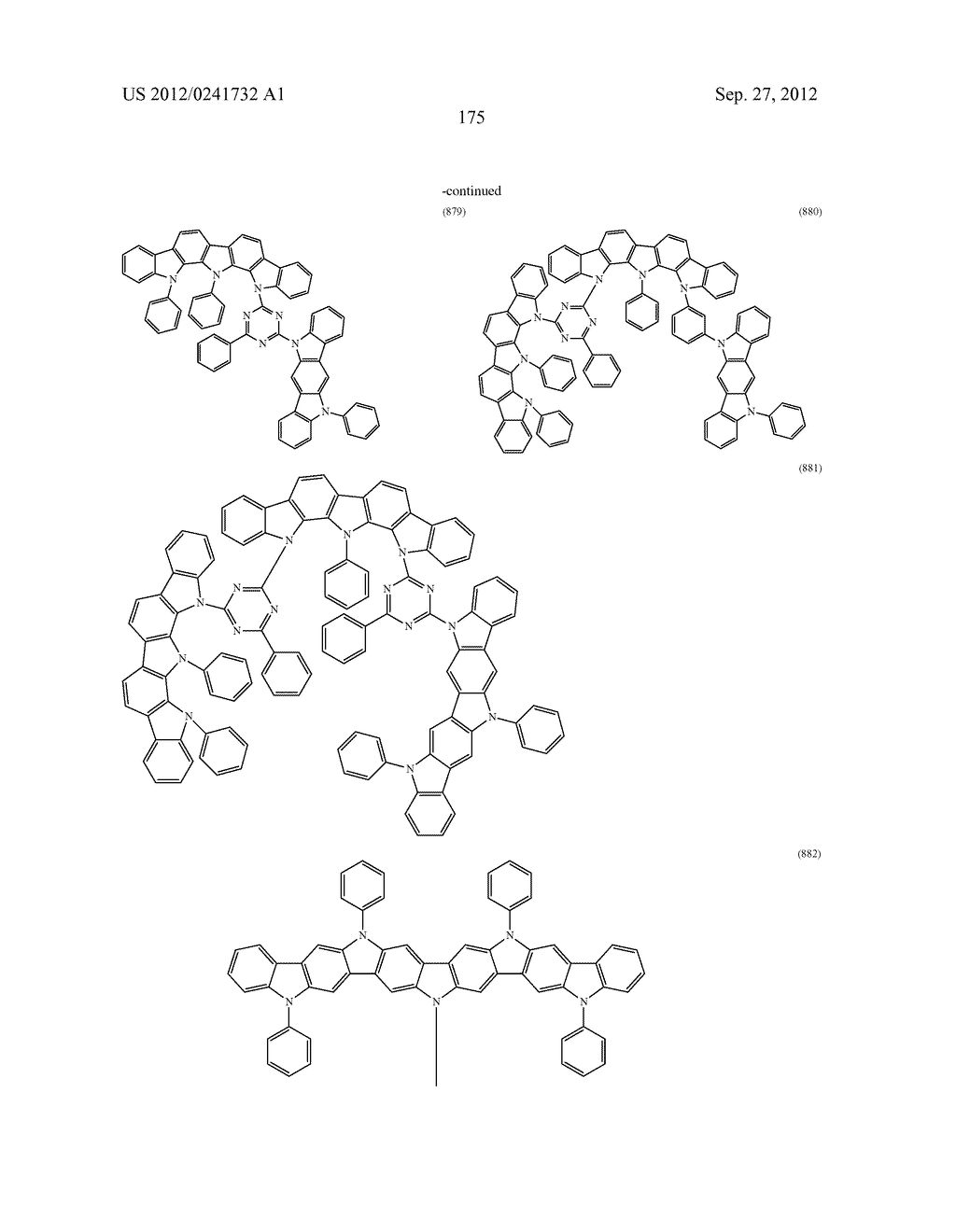 ORGANIC LIGHT-EMITTING MATERIAL AND ORGANIC LIGHT-EMITTING ELEMENT - diagram, schematic, and image 177