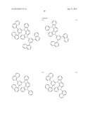 ORGANIC LIGHT-EMITTING MATERIAL AND ORGANIC LIGHT-EMITTING ELEMENT diagram and image